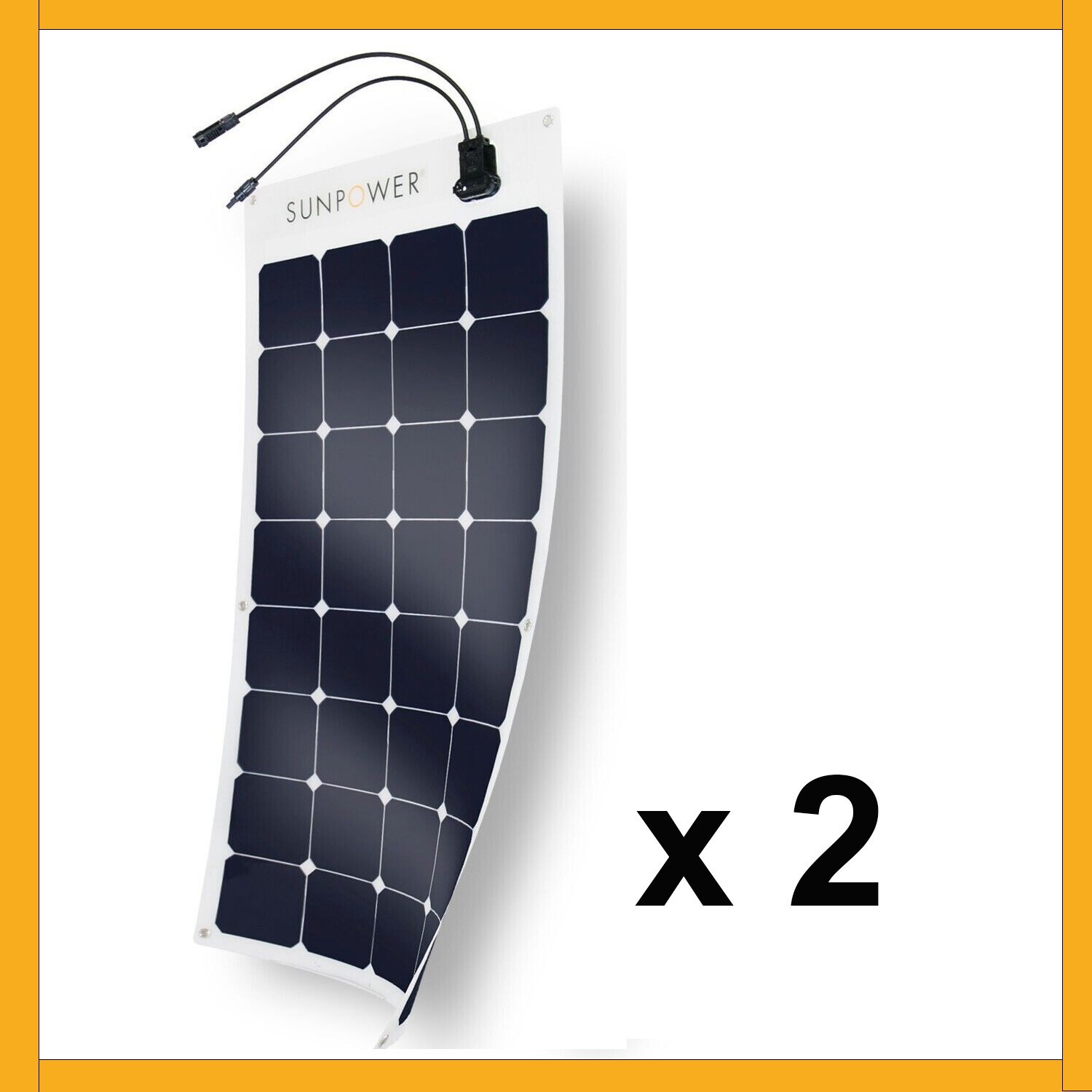 200W Flexible Authentic SunPower Solar Panel Great for Marine, RV and Camping***