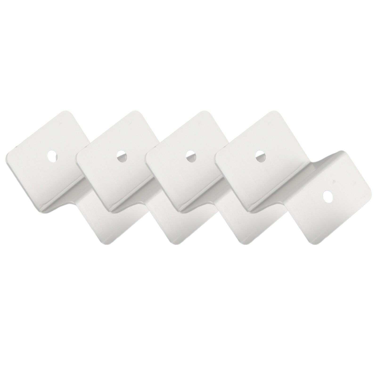 4x Panel Mounting Solar Z-Style Brackets Mounts Aluminum Alloy Battery Energy