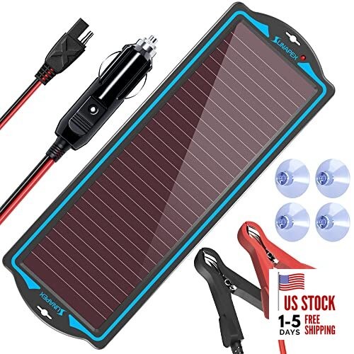 12V Solar Battery Charge: Waterproof Portable Solar Panel Kit – Battery 1.8W