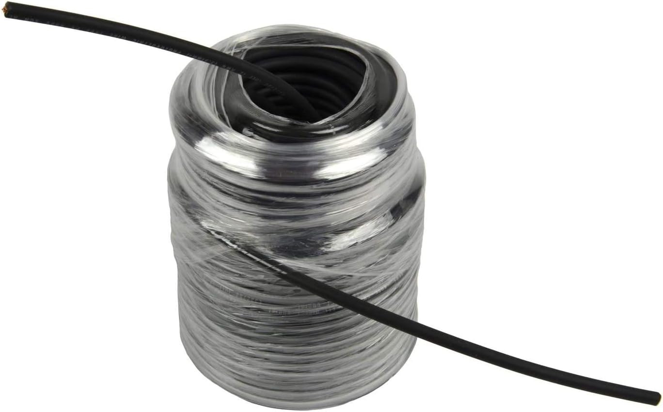 Temco 12 Awg/Gauge Solar Cable – Made in the USA 500 Feet Black (Variety of Leng