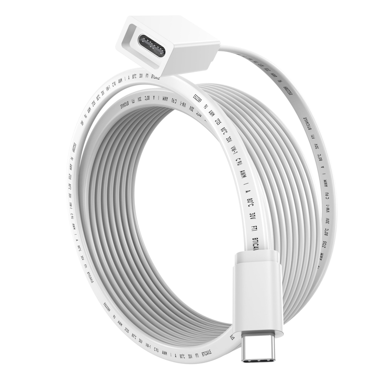 9.8ft USB-C Extension Cable, Waterproof Type C Male to Female Cord, 45W Charger