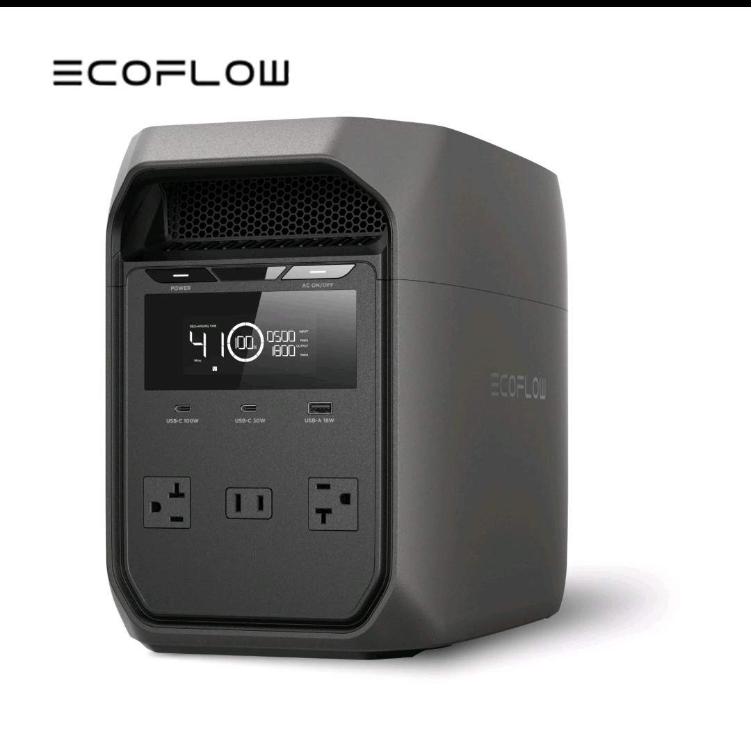 EcoFlow DELTA 3 Classic 1024Wh 1800W Portable Power Station LiFePO4 Battery