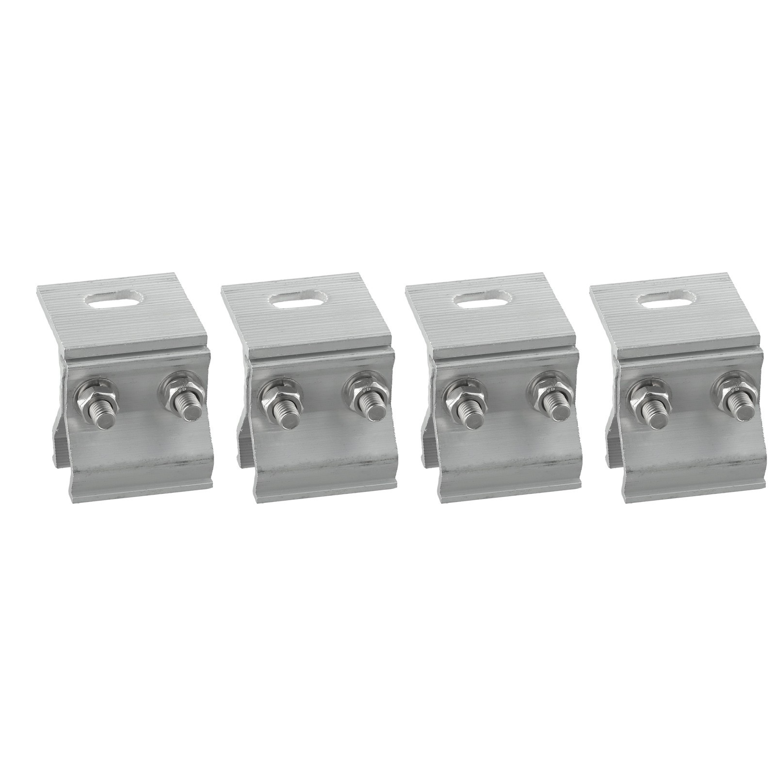 Clear Mill Finish Solar Panel 4pcs Clear Mill Finish Fixing Clamp Sliver