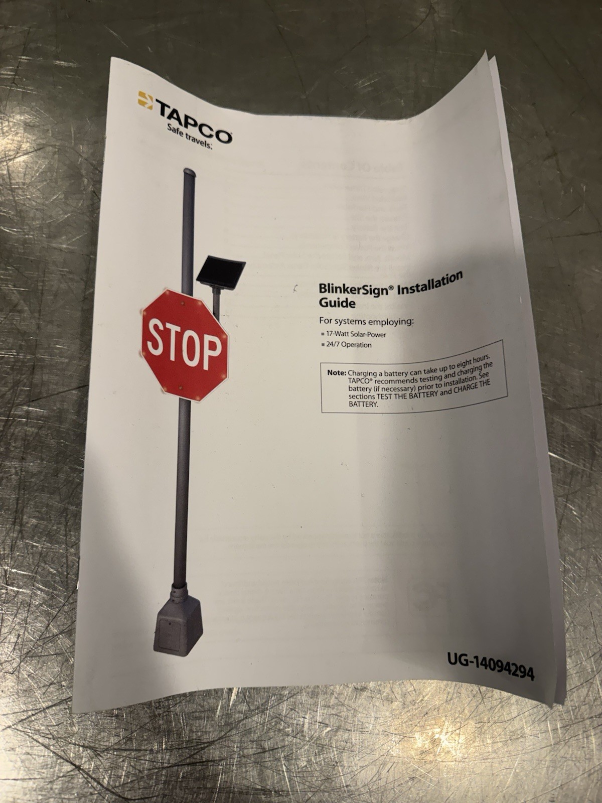 Tapco 2772-00002 17W/6V Solar Panel Package 2-3/8” Pole Mount NEW IN BOX!