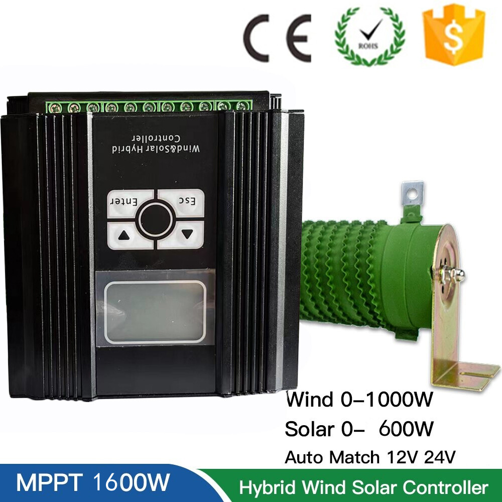 12v 24v 48v 2000w Wind Solar Hybrid MPPT Charge Controller Auto Regulator