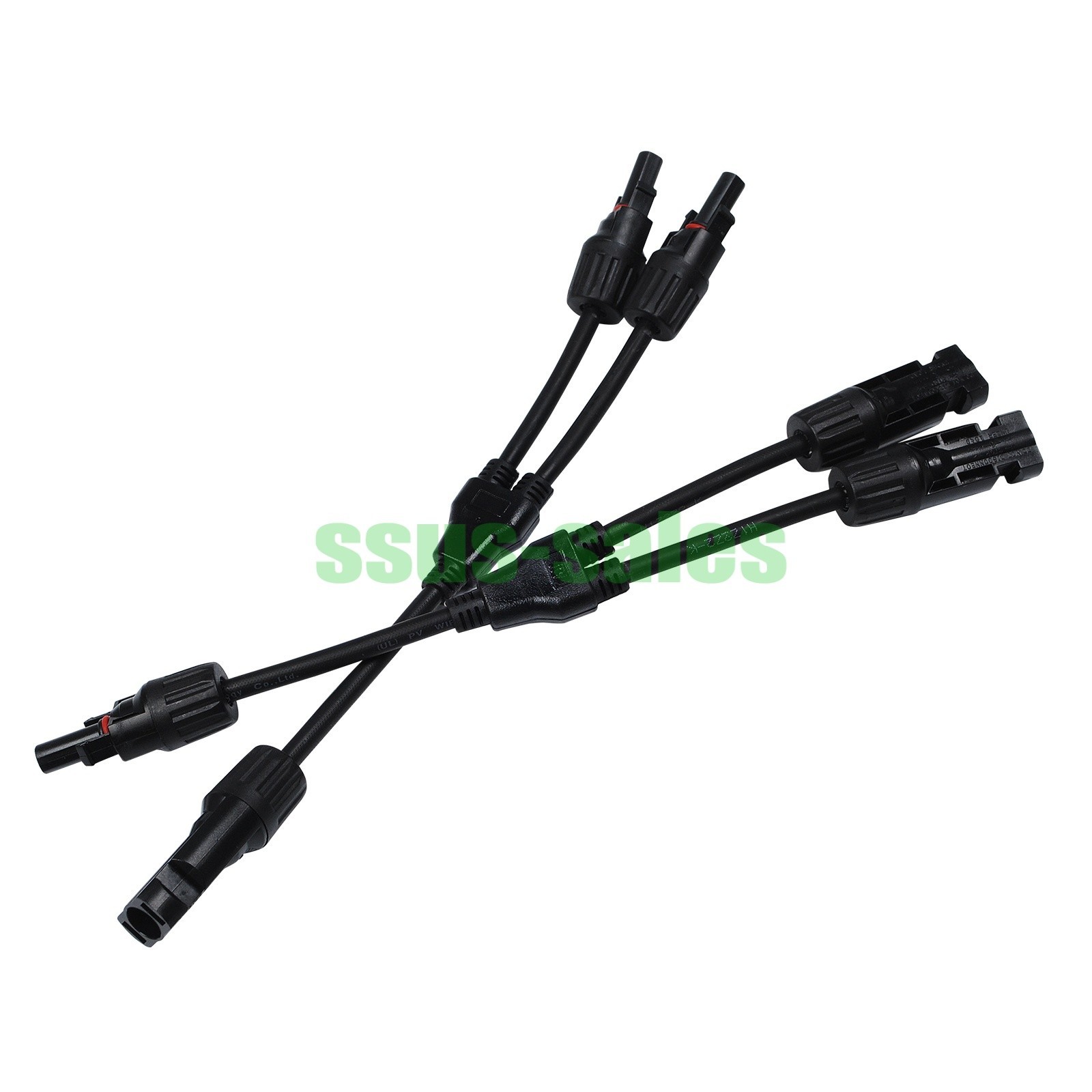 Solar MC-4 Photovoltaic Connector Y-Type Splitter Adapter with Waterproof NEW