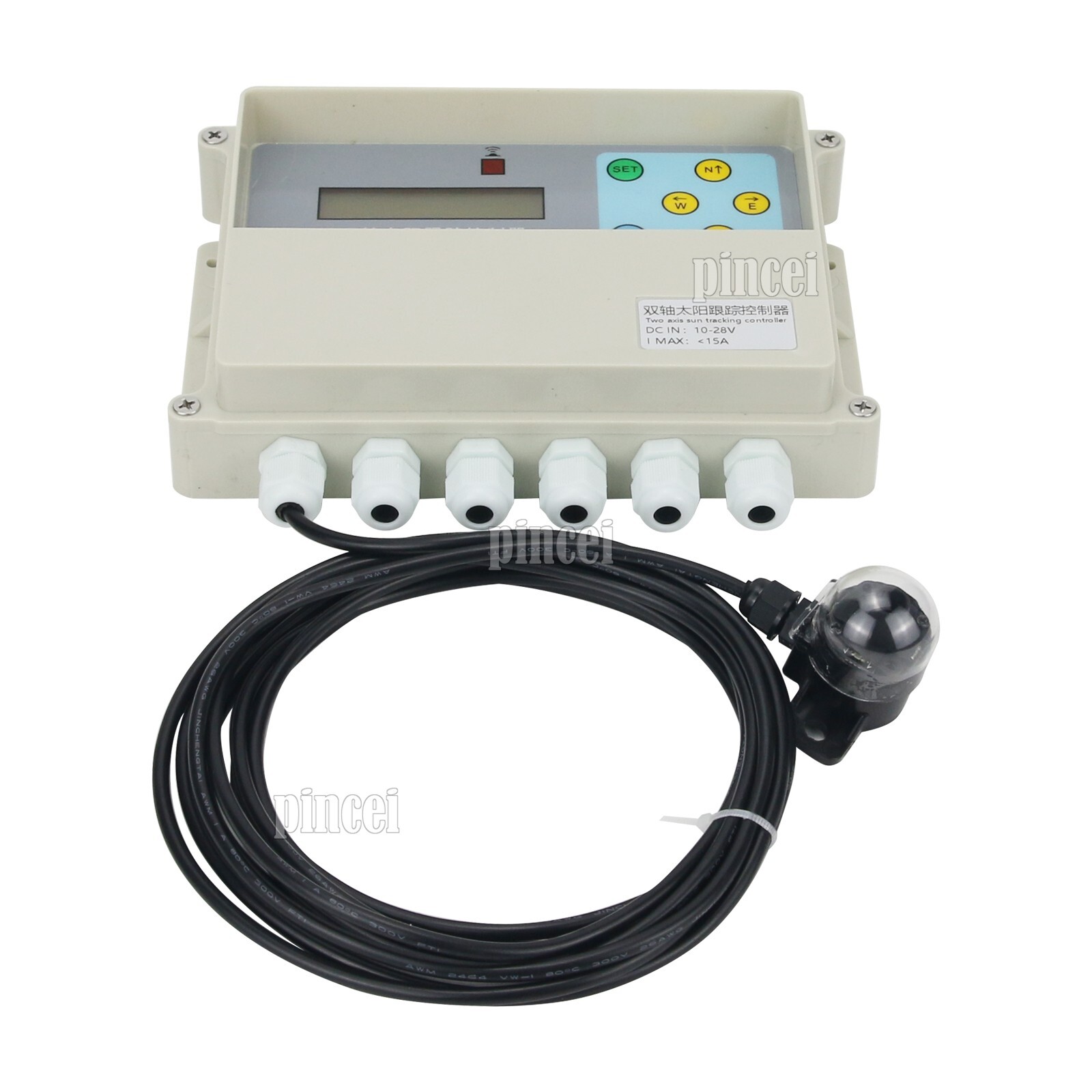 Dual Axis Solar Tracker Controller Automatic Solar Tracking Remote Control