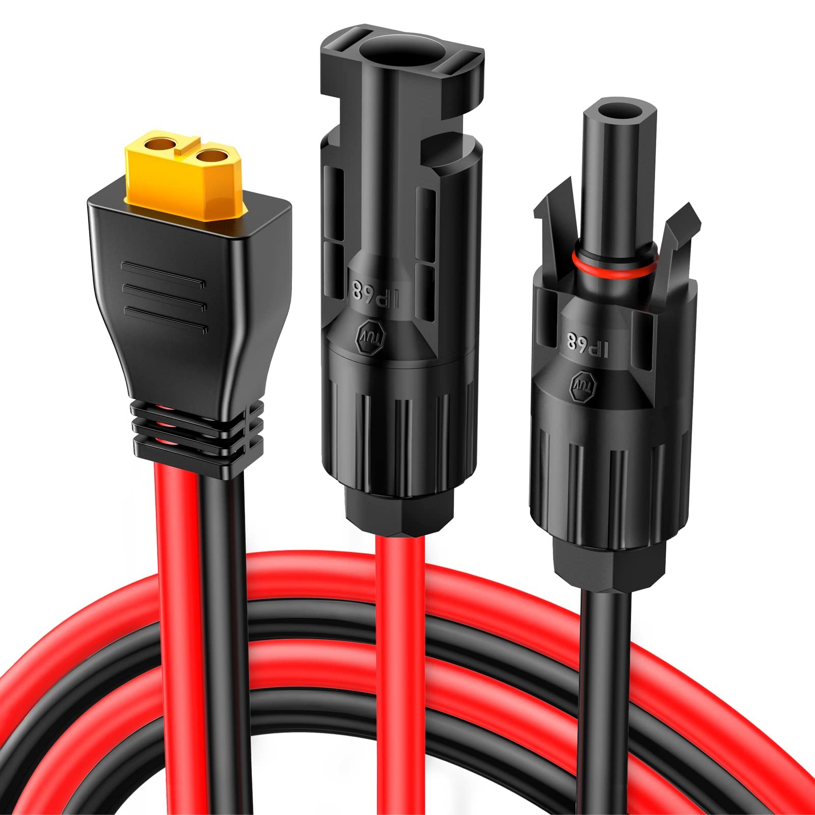 10AWG Solar Connector to XT60 Adapter Connector Extension Cable, XT60 Plug