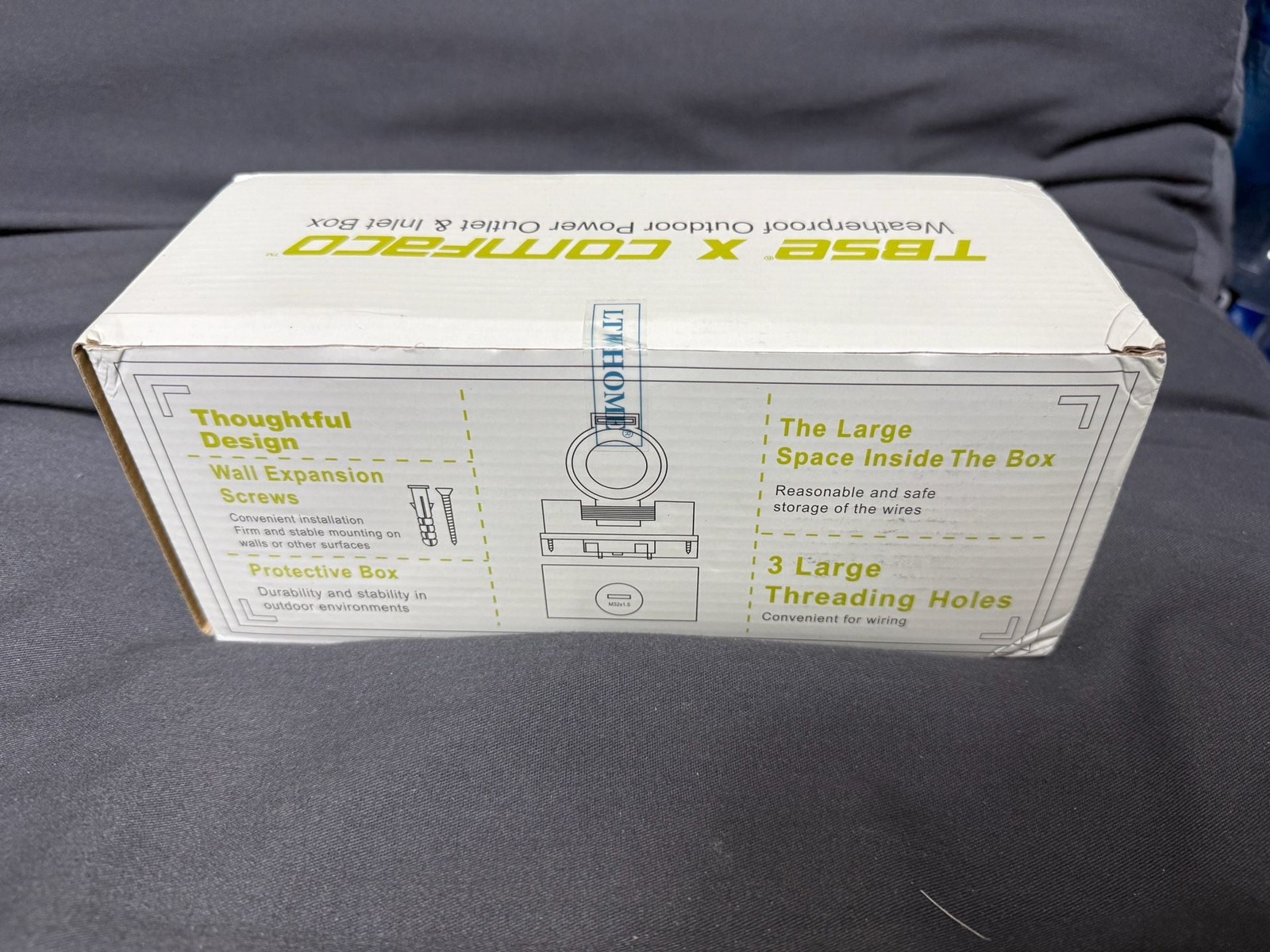 TBSE X COMFACO Weatherproof Outdoor Power Outlet & Inlet Box for Generators and