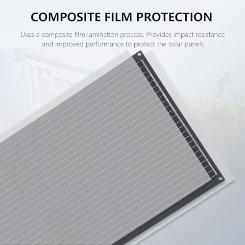 Flexible Solar Panel 100W 12V Monocrystalline Solar System kit,10A Charge