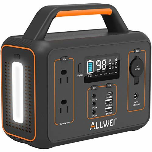 Portable Power Station 300w Solar Generator 280wh Typec Pd60w Regulated Dc Outpu