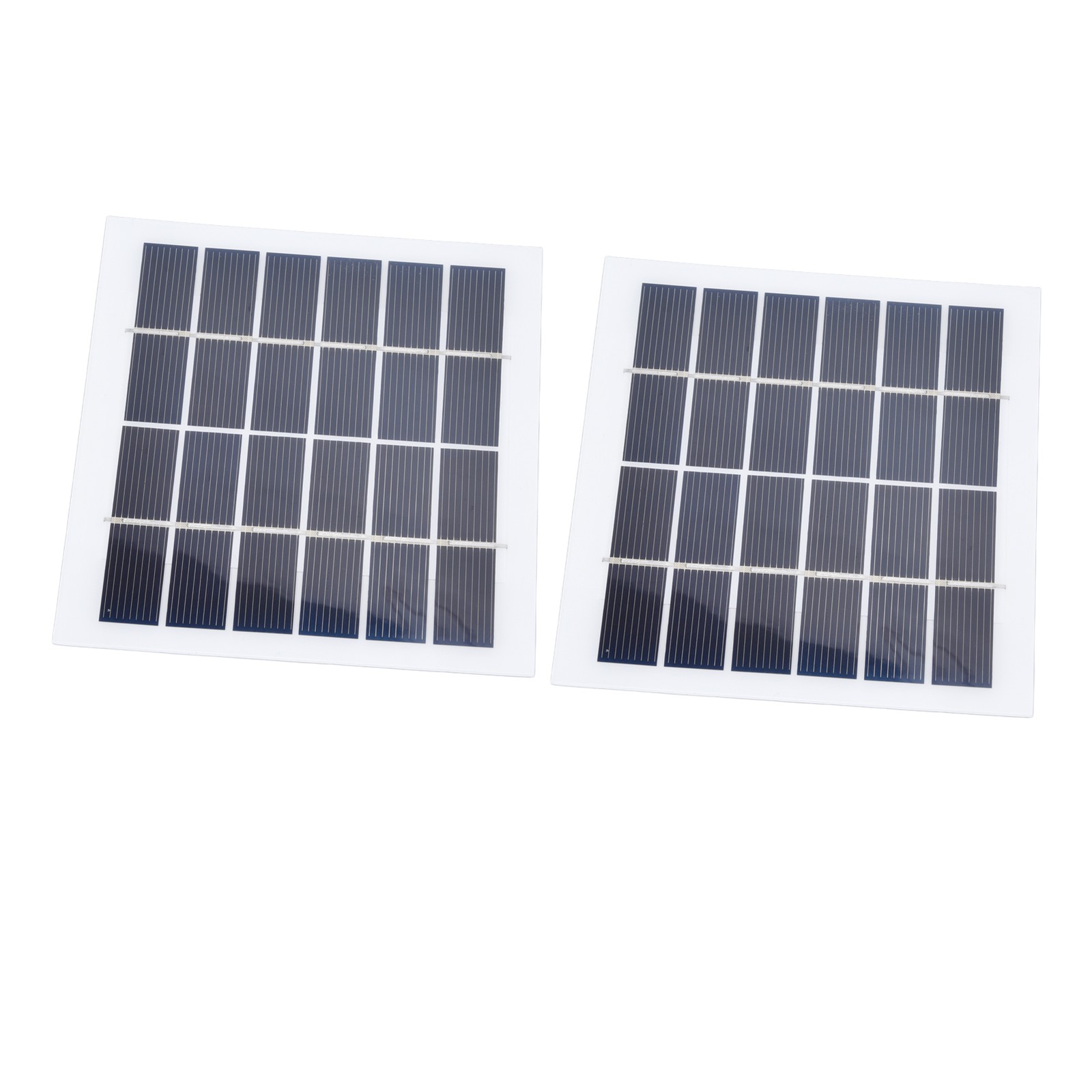 2 Pcs Monocrystalline Solar Plate Lightweight For Indoor And Outdoor Use