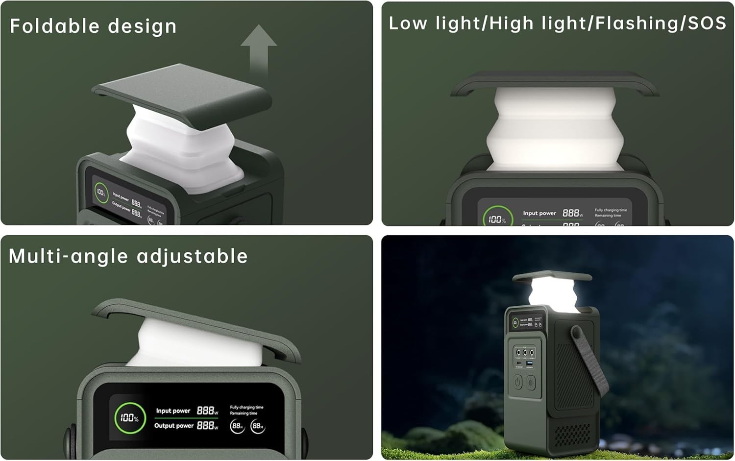 Portable Power Station Power bank 200W 60000 Mah LiFePO4 Battery