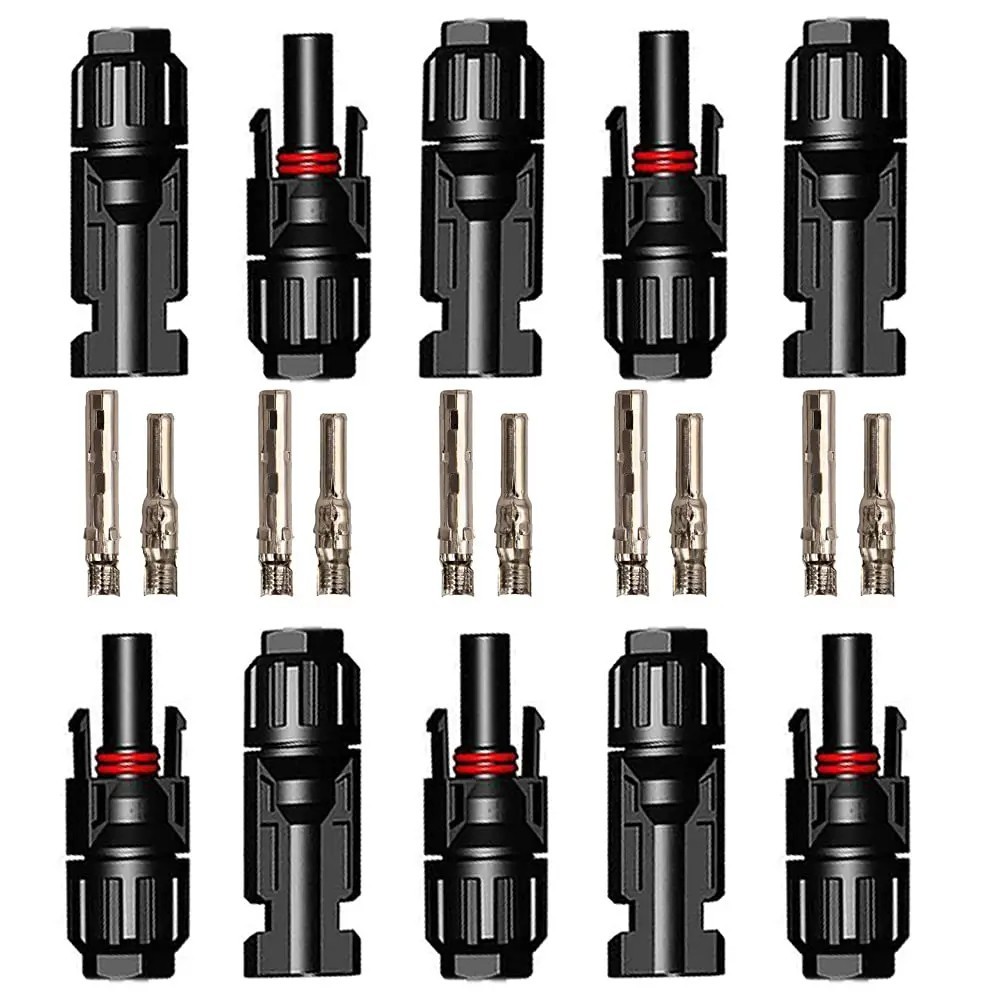 10PCS Set Wire Cable Connector Set Solar Panel Waterproof Connector