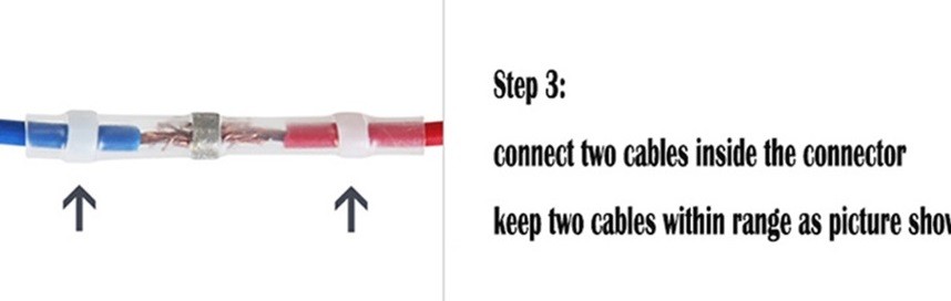 25ea AWG 12-10 Waterproof Solder Seal Heat Shrink butt Connectors