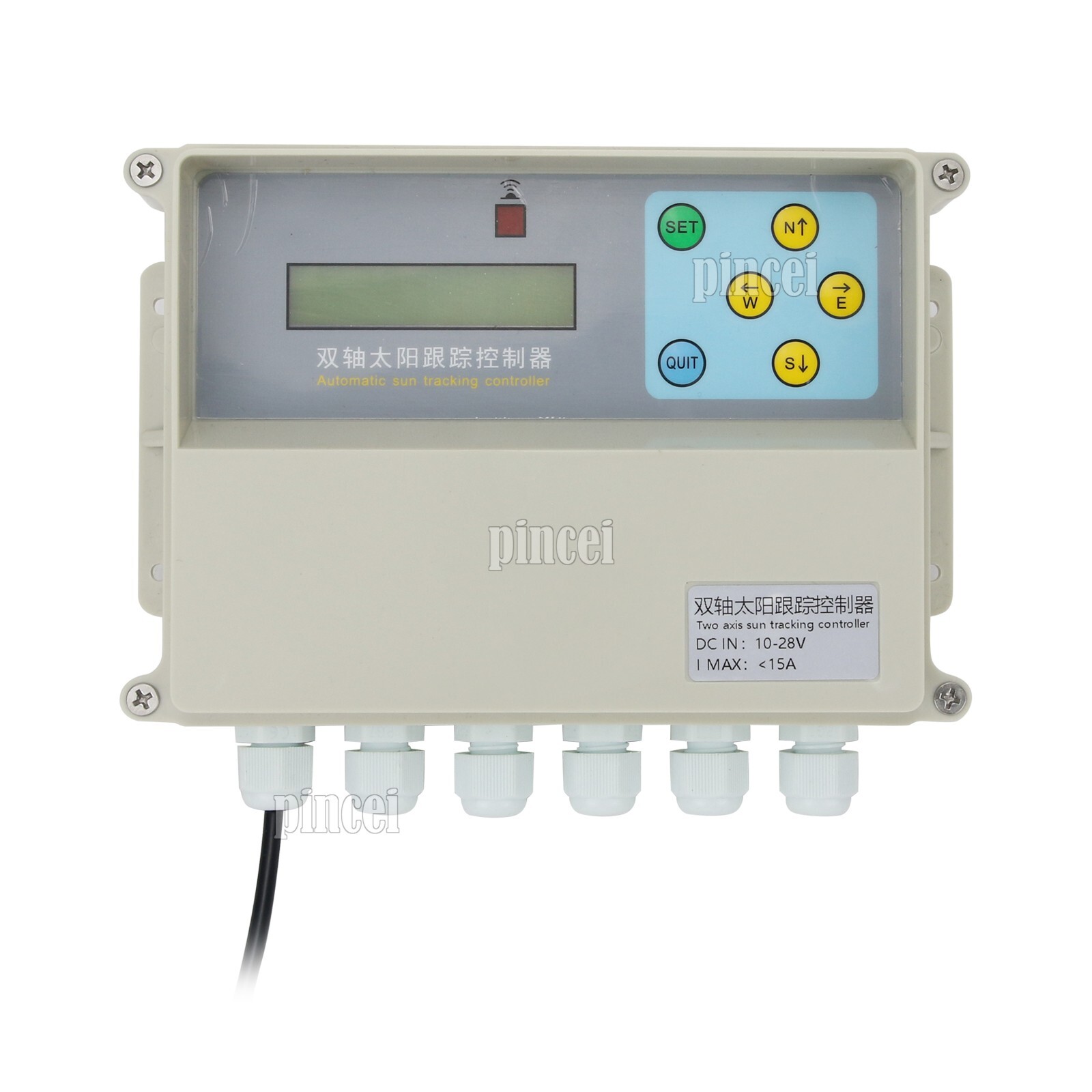 Dual Axis Solar Tracker Controller Automatic Solar Tracking Remote Control