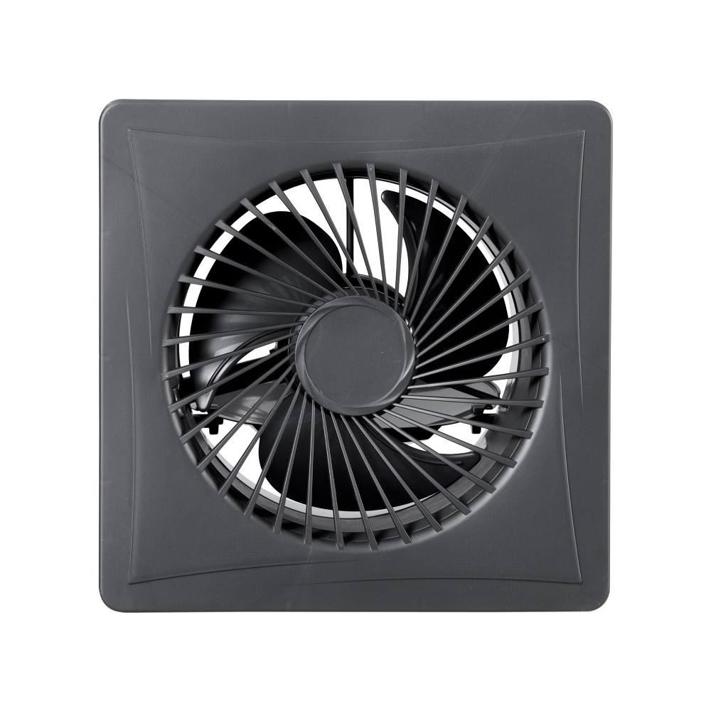 25W Solar Powered Fan 220 CFM Airflow 2030 RPM High Speed Adjustable Panel