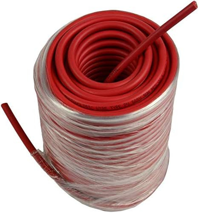 Temco 10 Awg/Gauge Solar Cable – Made in the USA 500 Feet Red (Variety of Length