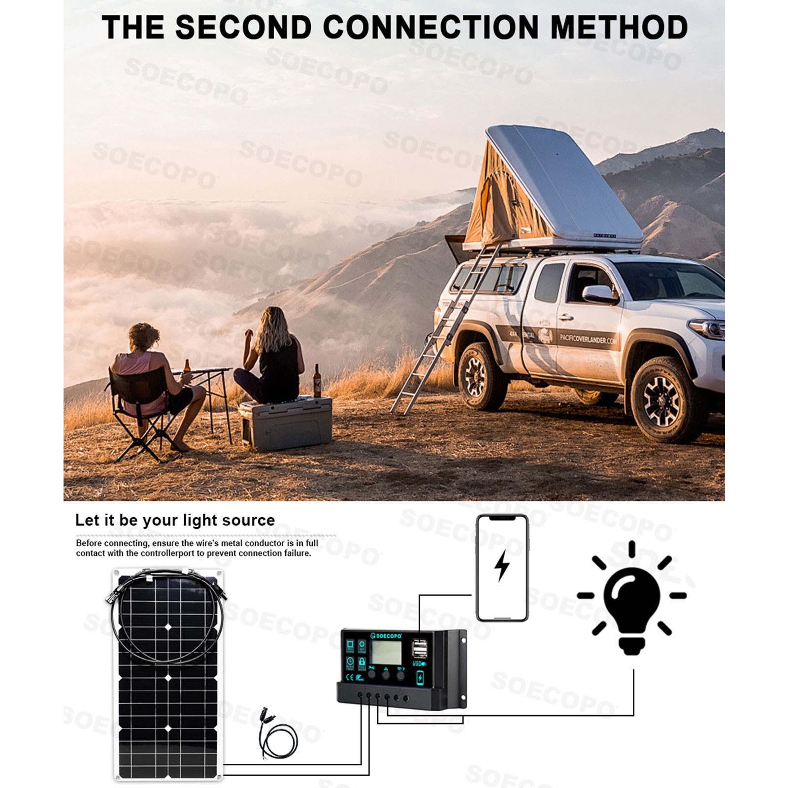 10000W Solar Power System Kit, 12V24V to 110V/220V Inverter Flexible Panel