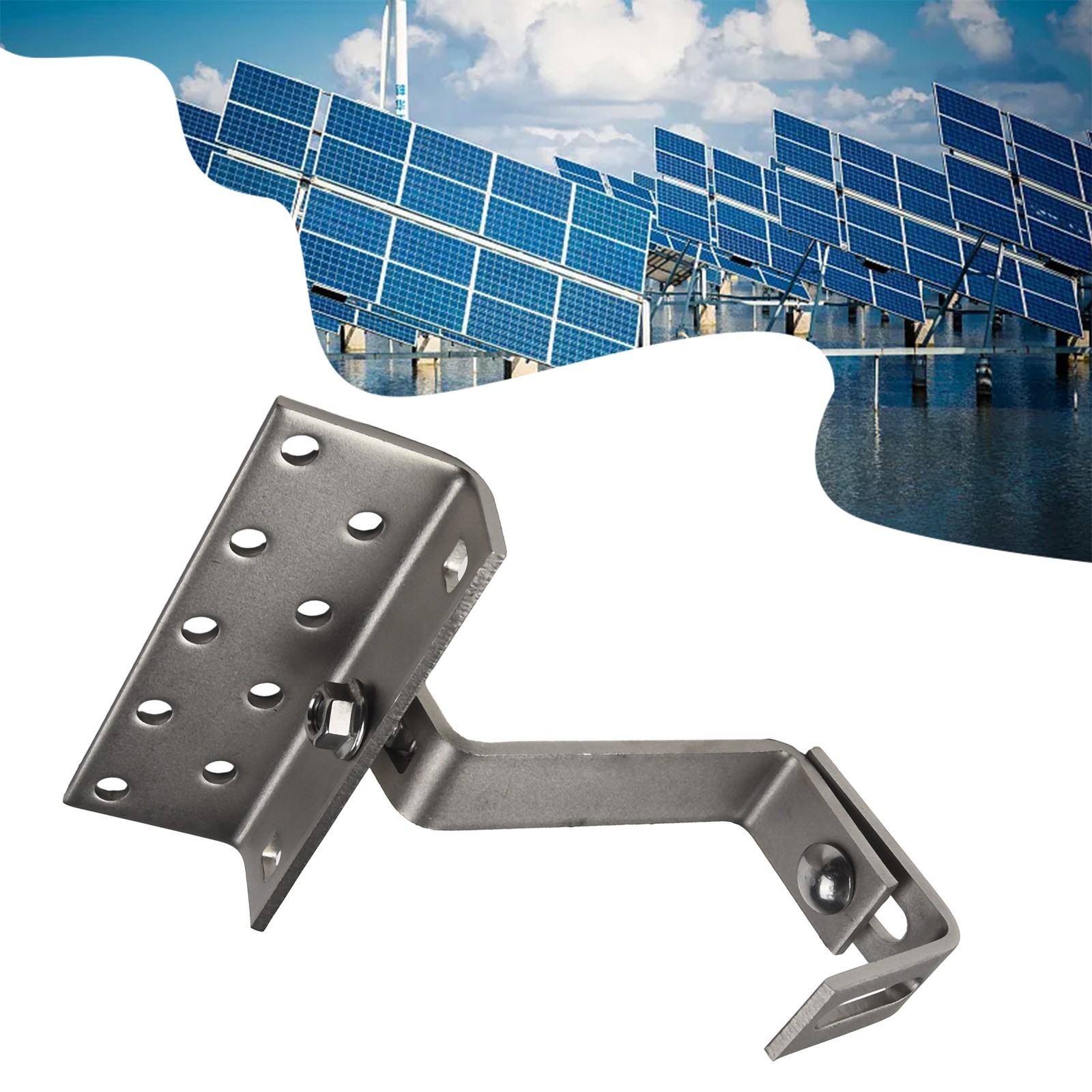 Stainless Steel Solar PV Photovoltaic Mounting Bracket Adjustable for TILE Roof