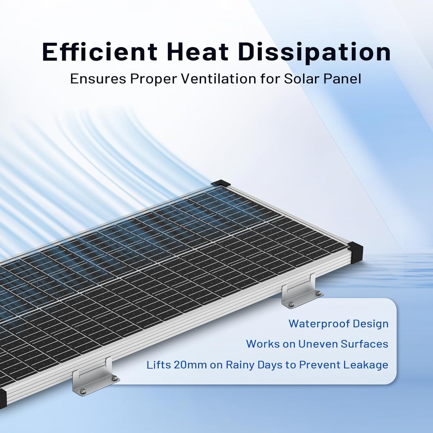 Solar Panel Z Mounting Brackets With Stainless Steel Fixings For RV Camp Roof US