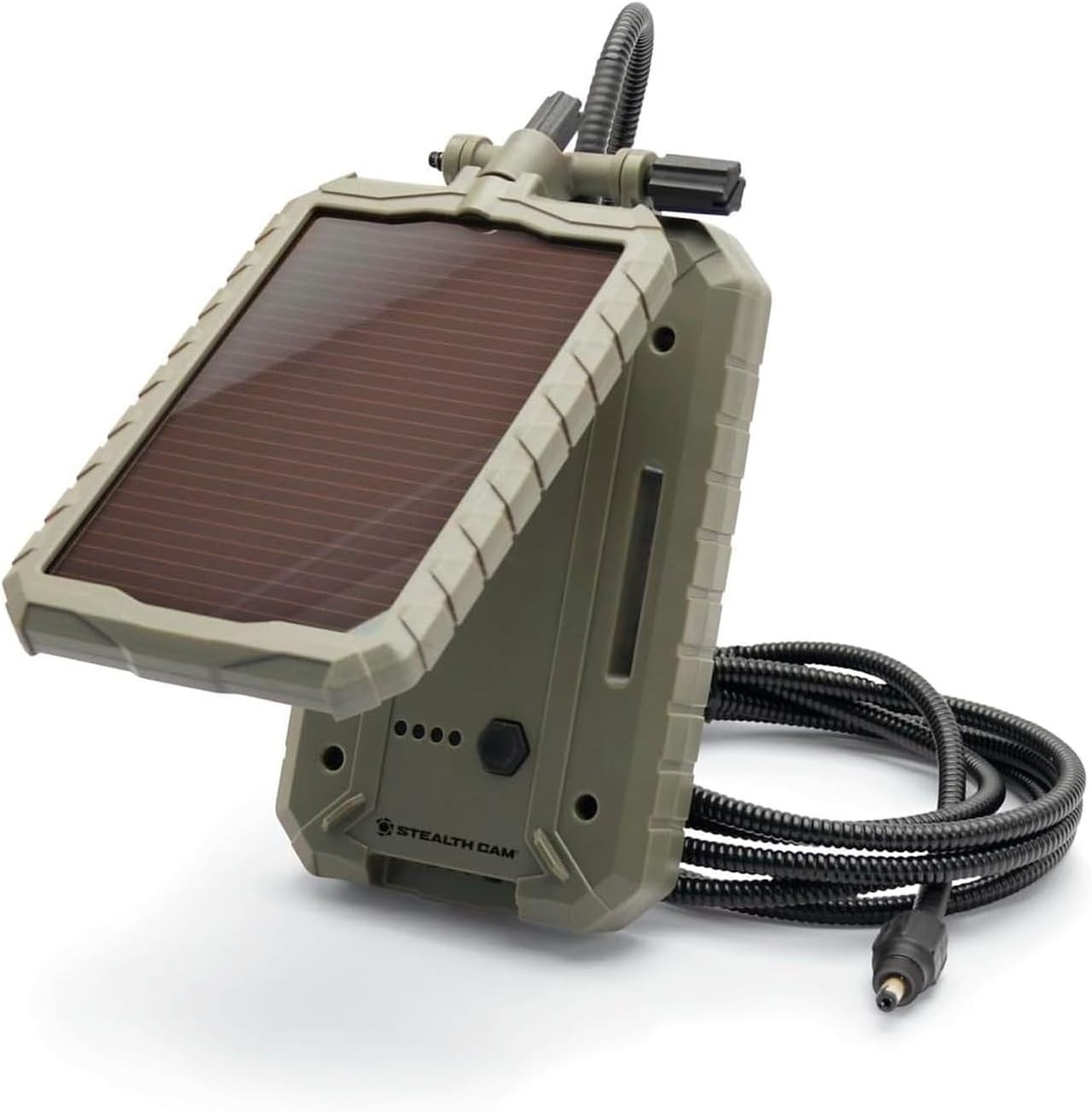 Durable Sol-Pak Solar Battery Pack, 12V Solar Power Panel, Rechargeable Battery