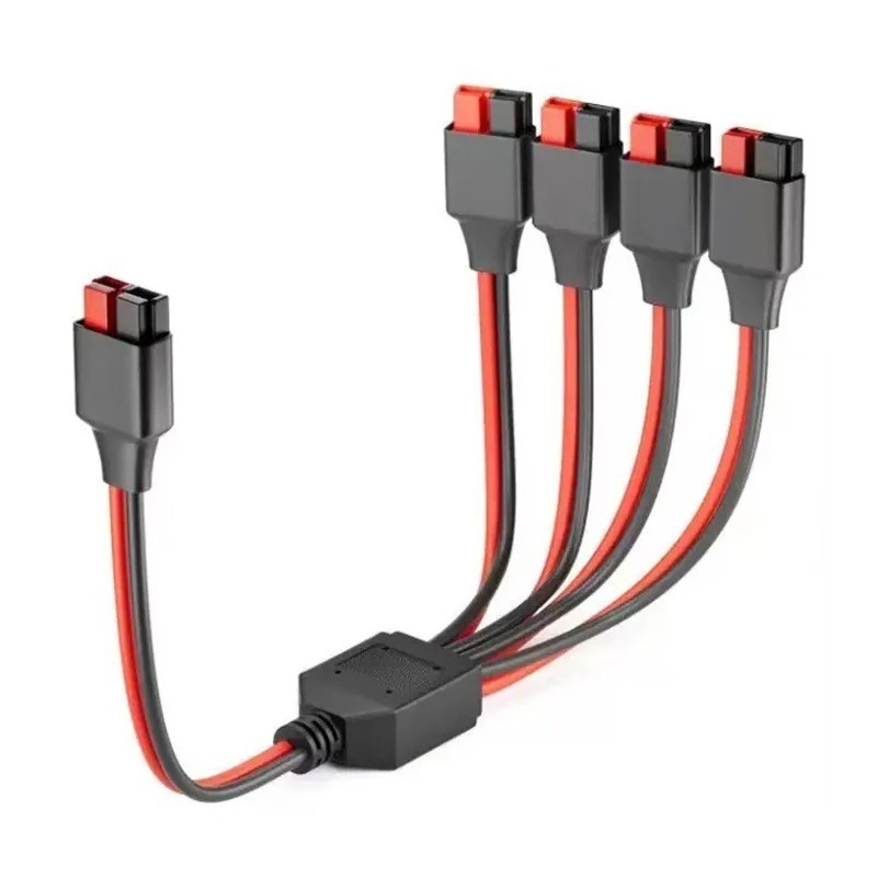 45A Anderson Y Splitter Power Cable 1 to 2/3 Solar Battery Adapter Cord