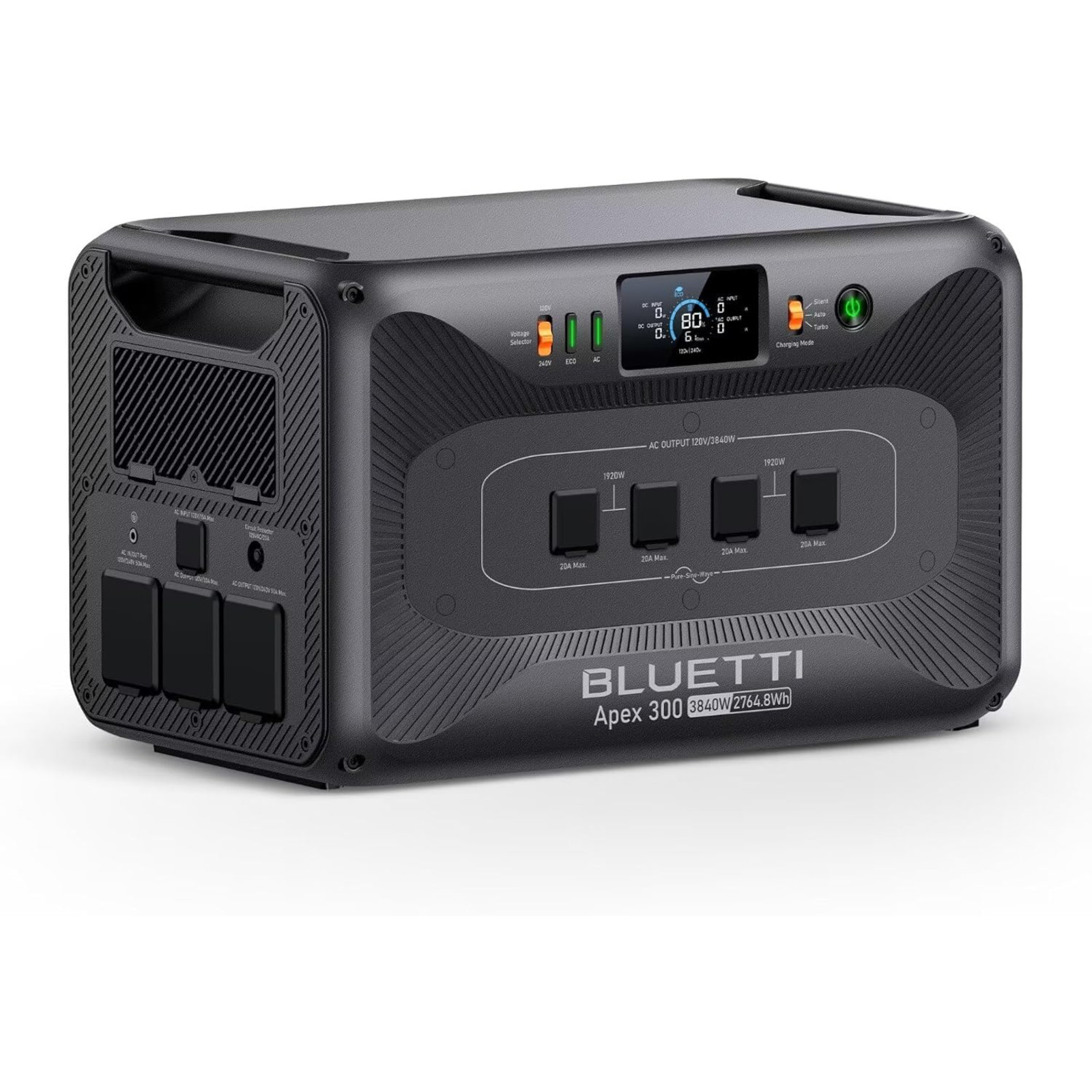 BLUETTI Apex 300 Portable Power Station + QTY 1 of Foldable Trolley 2