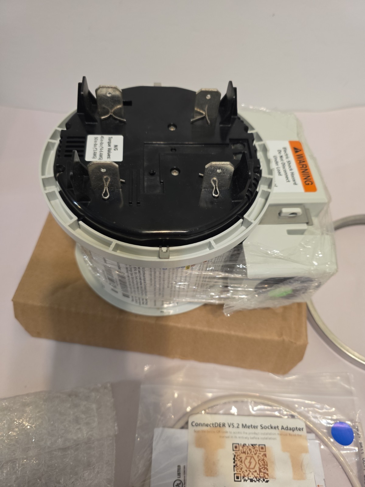 ConnectDER Solar Meter Socket Adapter 240V 40A Der Breaker C-B-5-22-40