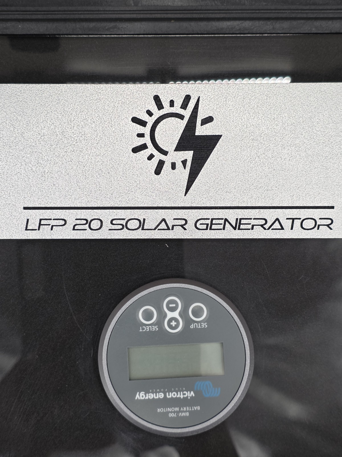 LFP 20 Solar Generator Portable Case With Victron Energy BMV-700