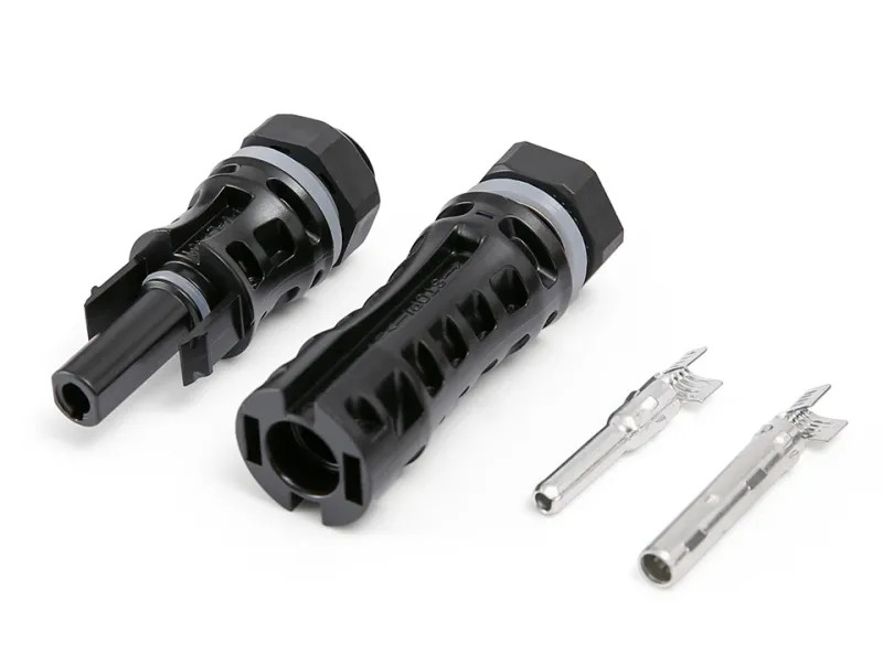1 Pair PV Connector 1500V 35A IP67 Panel Mount Coupler For Inverter System