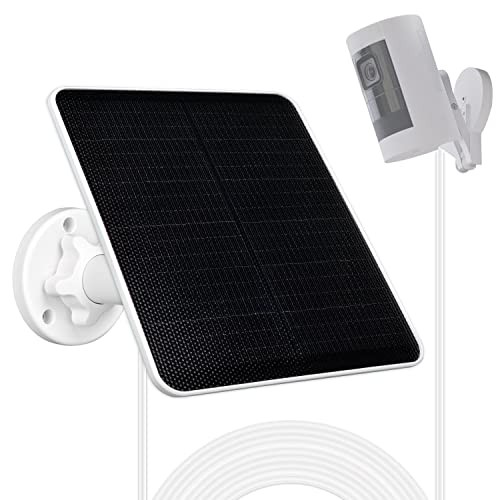 Solar Panel for Ring Camera, Solar Charger Compatible with Stick Up Cam