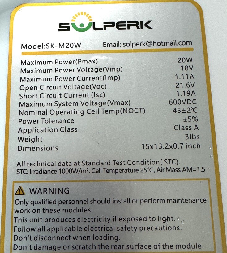 20W Solar Panel Charger, Kit Monocrystalline 12V Solar Panel + Up…