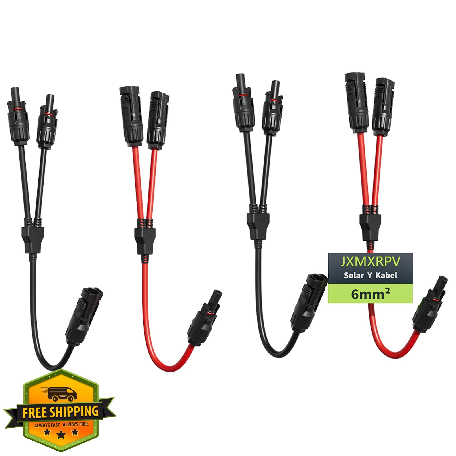 JXMXRPV 2 Pairs T Connector Solar Panel Splitter
