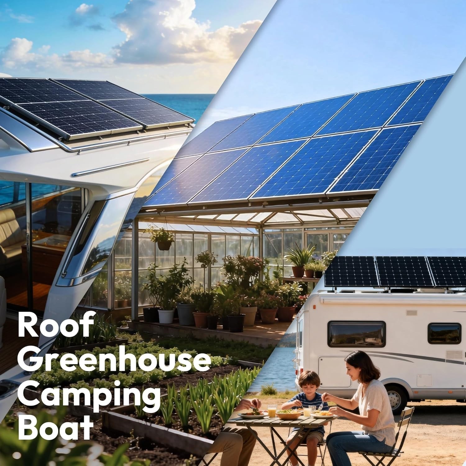 Reliable 200W Solar Panels – 23% Efficiency for Marine and Caravan Applications