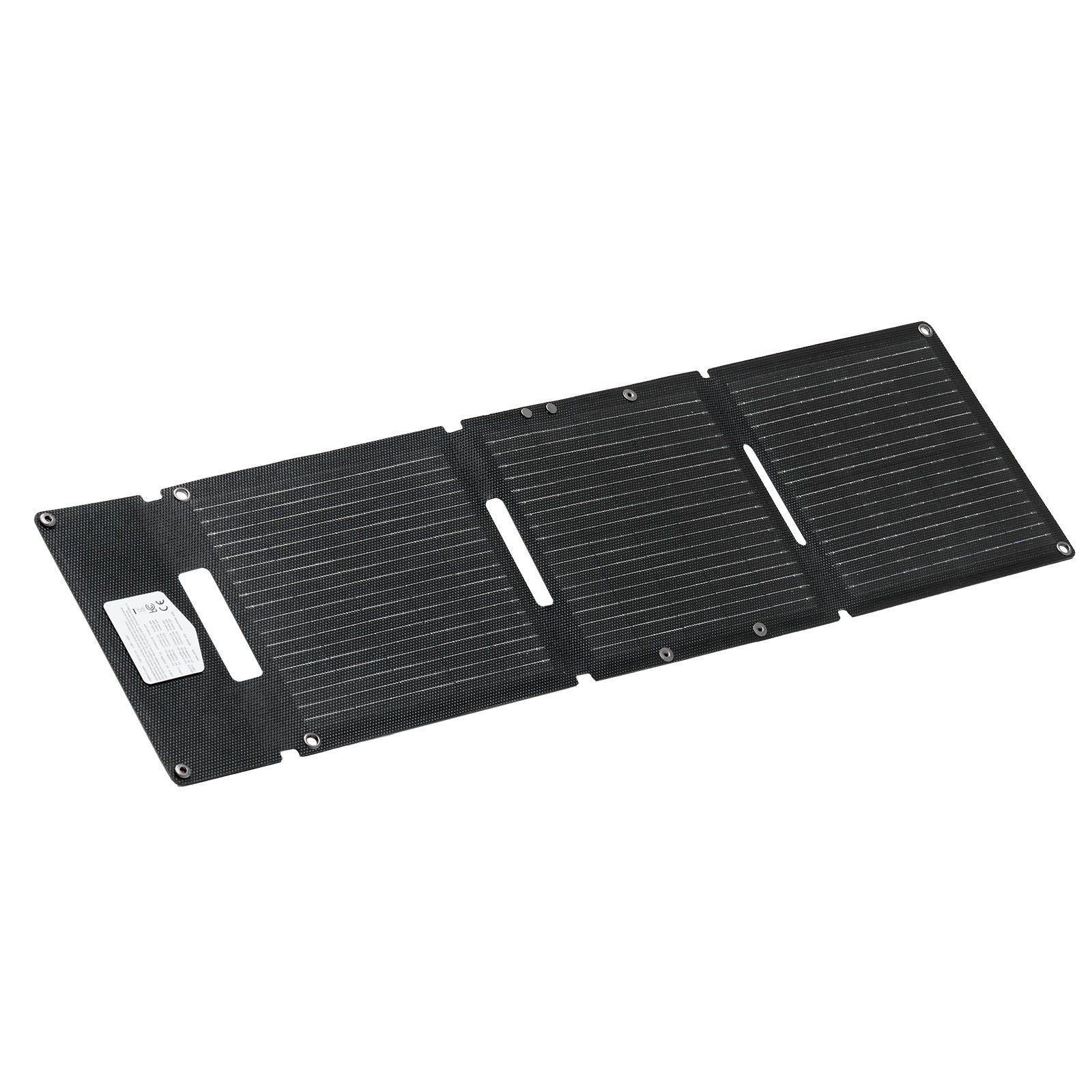 30W Foldable Solar Charger: N-Type Mono, USB-A/QC3/Type-C, for Camping
