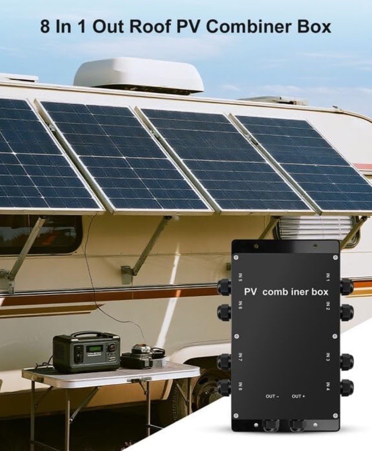 Roof Top PV Combiner Box 8 In 1 Out