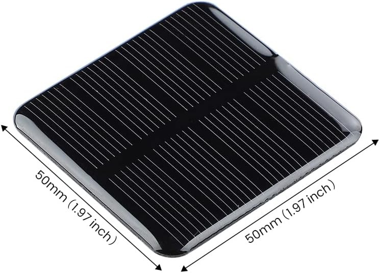 10pcs Mini Monocrystalline Solar Cells Solar System Kit 50mm X 50mm/1.96″ X 1…