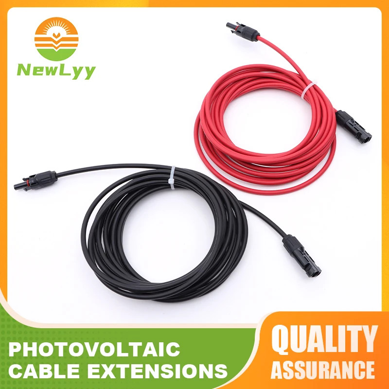 Double Ends Solar Extension Cable with Connector 1-10 Meter 4Mm2/6Mm2 1000V/1500
