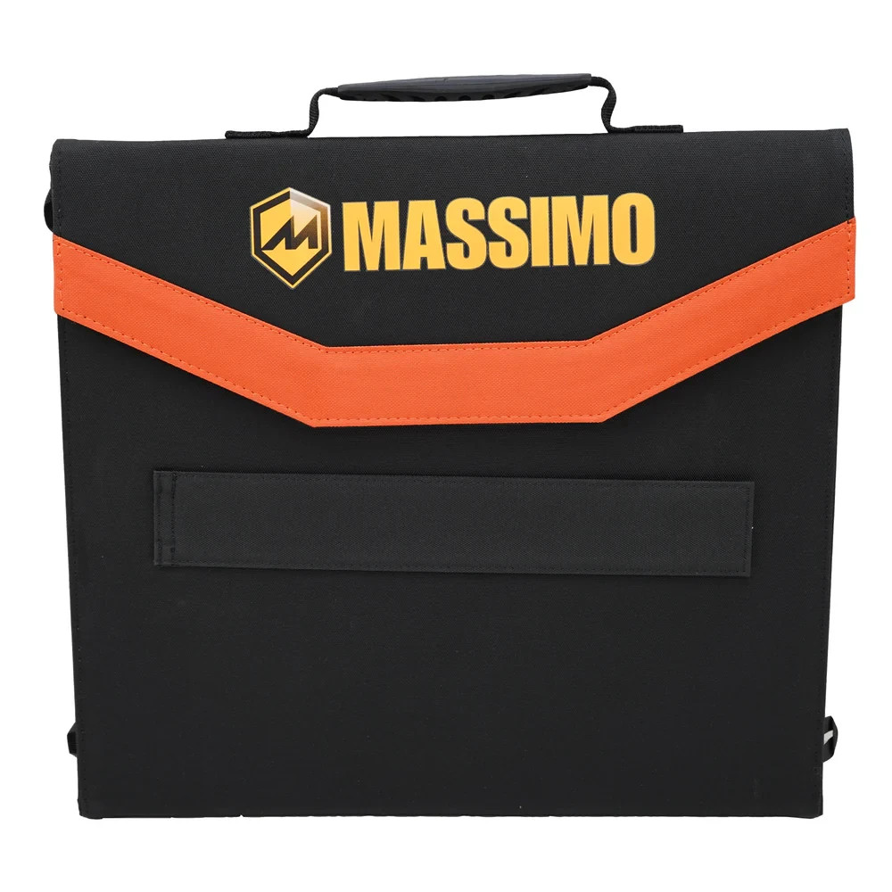 NEW Massimo 100 Watt Portable Solar Panel MM-SLR 100 for Camp + Home + RV Power