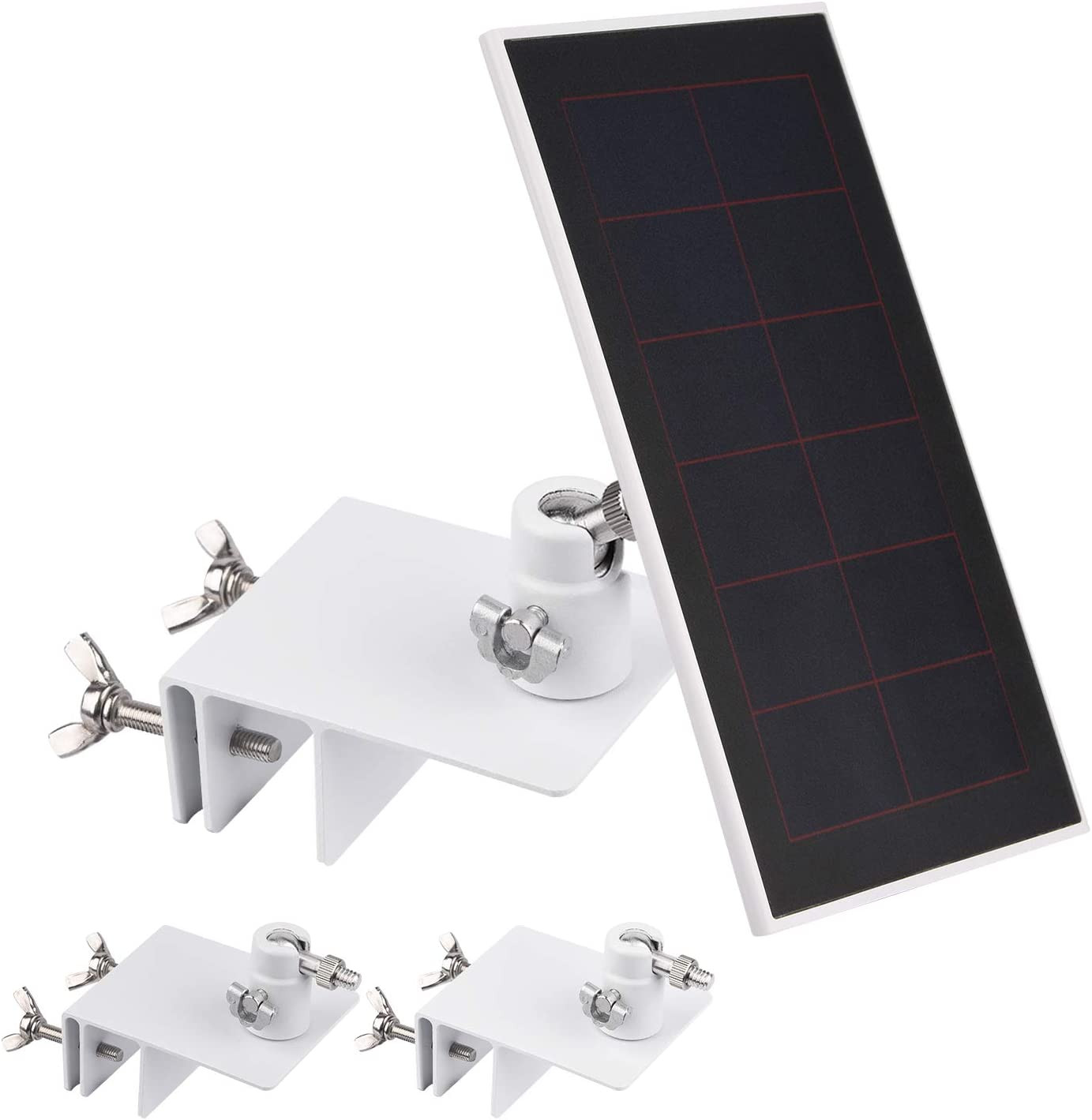 2 Pack Gutter Mount Compatible with Arlo Essential Solar Panel, Arlo Pro/Arlo