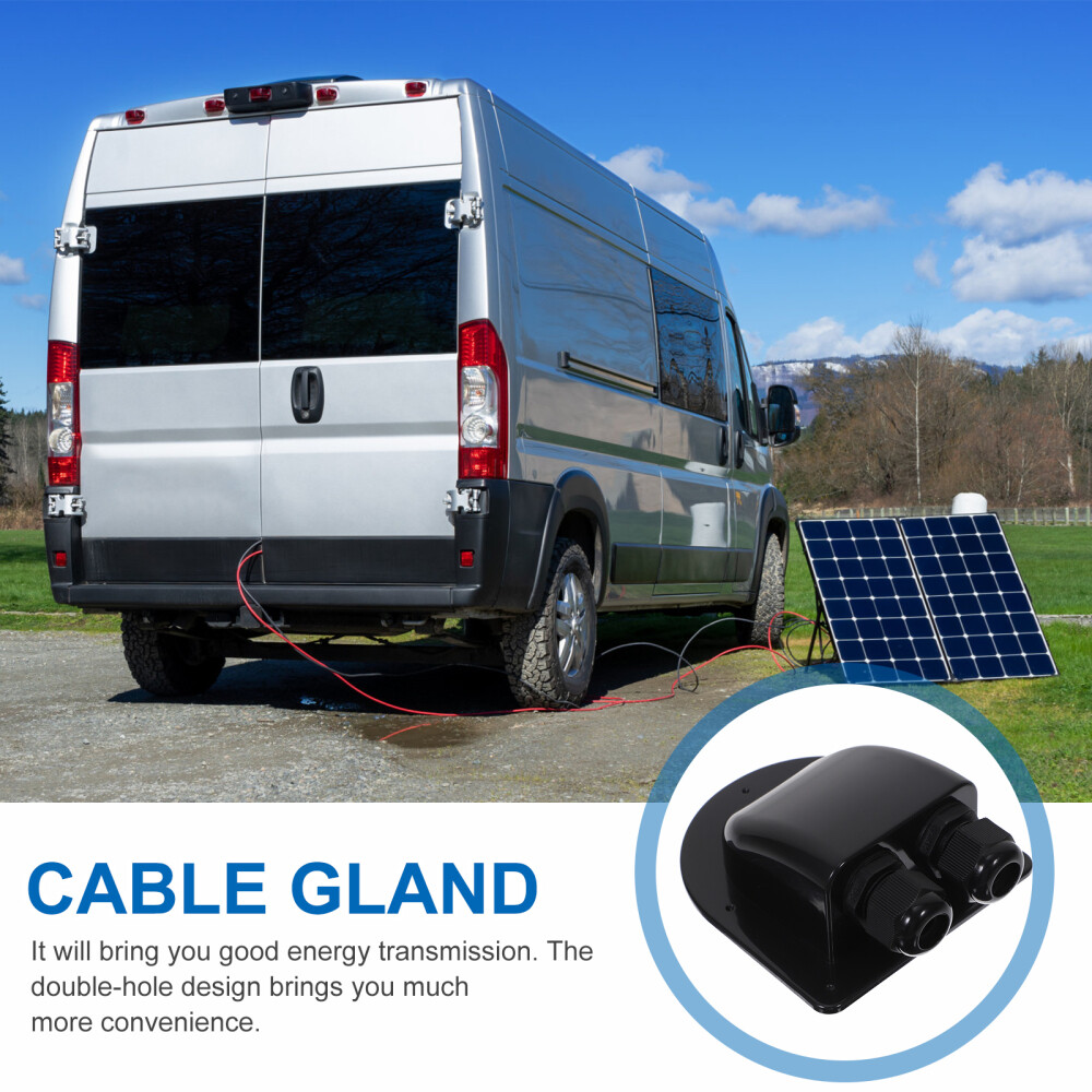 solar wire Replacement ABS UV-resistant Dual Cable Entry Boat Cable