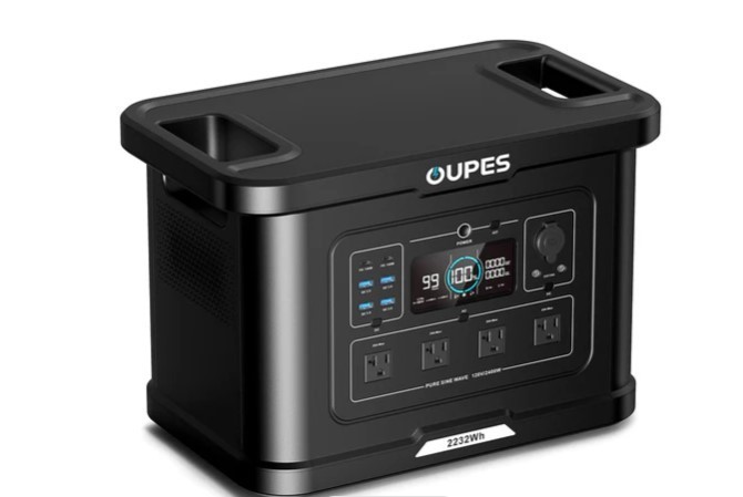 OUPES 2232Wh 2400W Exodus 2400 Portable Power Station Solar Generator Outdoor RV