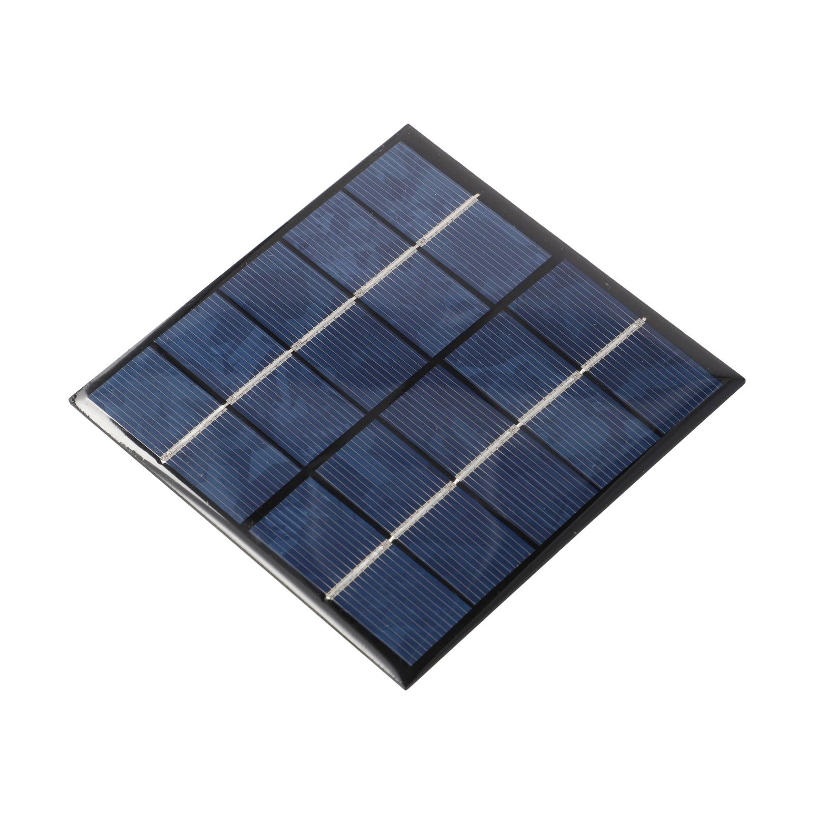 Compact Solar Panel Charger 3W 5V Fast Charging for Outdoor Activities