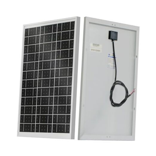 Solar Panel 18V Monocrystalline Waterproof Panel for Charging 12V Battery 25W