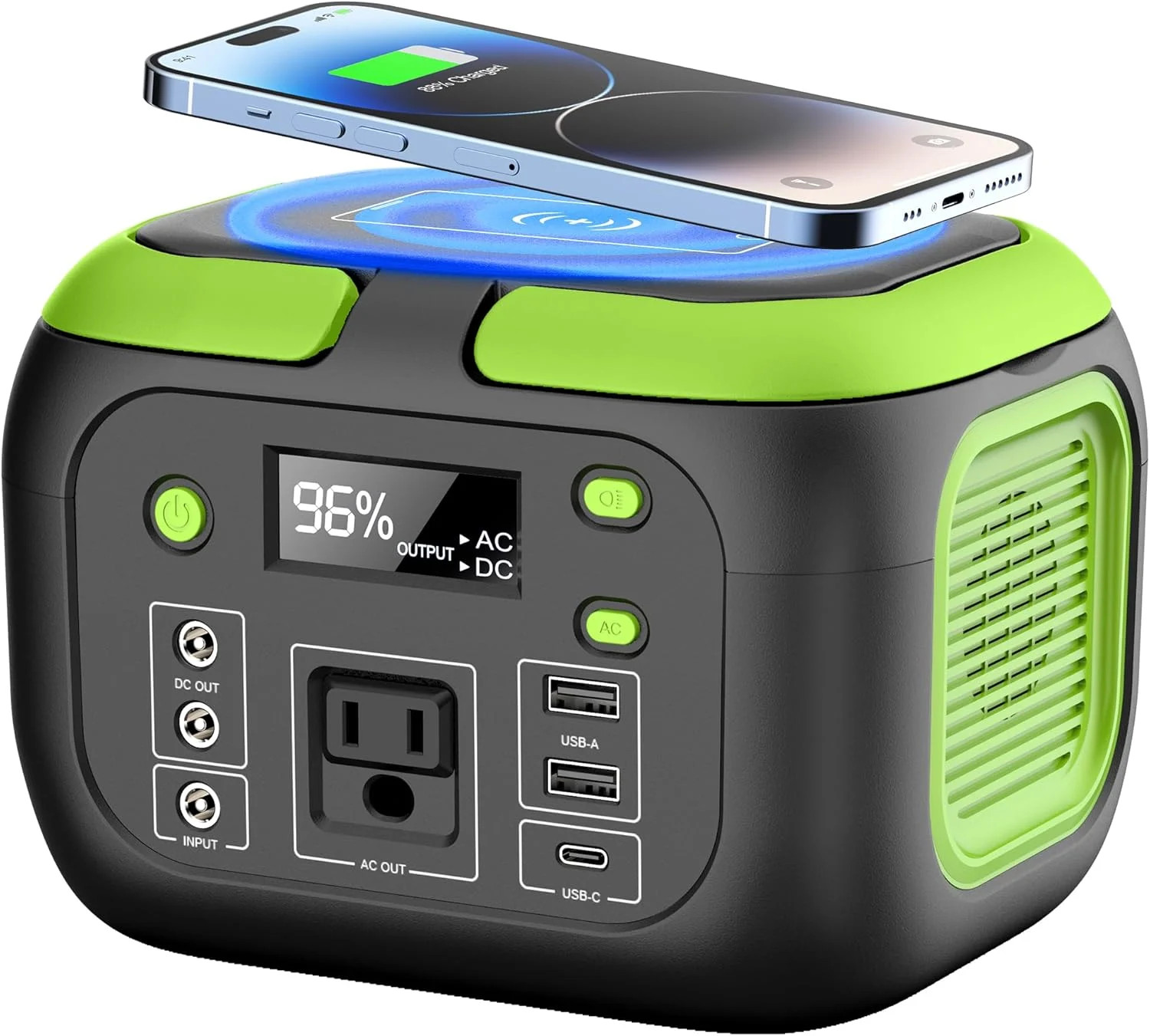 SinKeu 200W Portable Power Station, 42000mAh Solar Generator with 110V AC Outlet