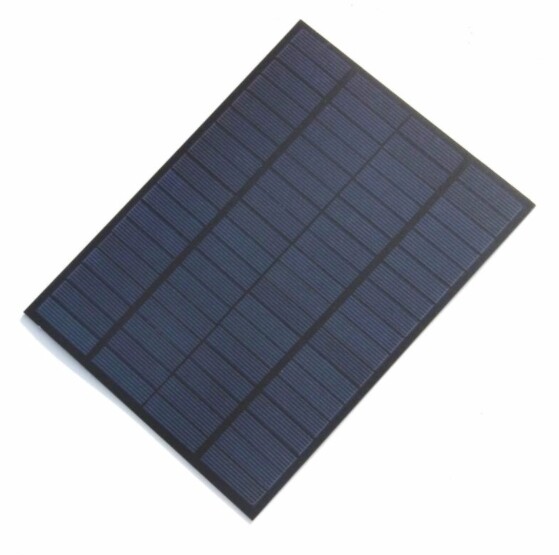 The 5W 18V solar panel DIY A-level polycrystalline silicon rechargeable 12V