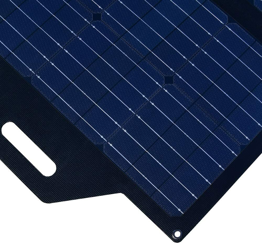 SOLAR PANEL Station Portable 60 Watt Foldable Highest Efficiency Cells FULL KIT