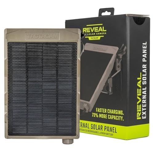 Solar Panel for Cellular Trail Cameras 12V Charger Lithium Battery Included