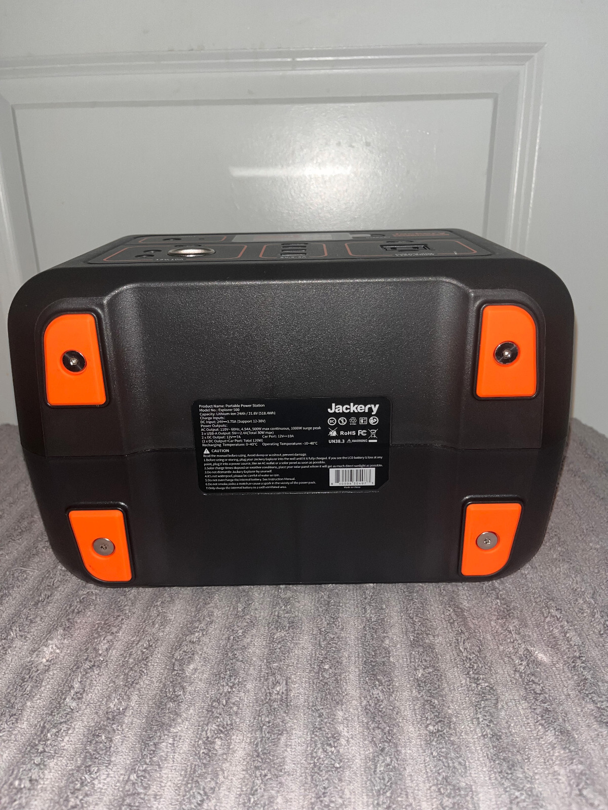 Jackery Portable Power Station Explorer 500 Outdoor Solar Generator Battery Pack